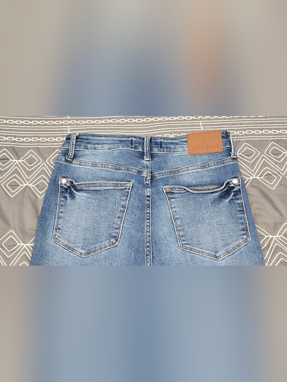 Judy Blue High Waisted Tummy Control Skinny Jeans Size 7/28 - Picture 4 of 7